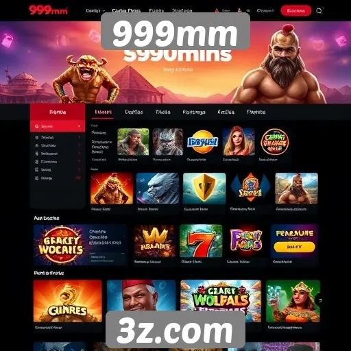 999mm | Navegação intuitiva no site 999mm para jogadores